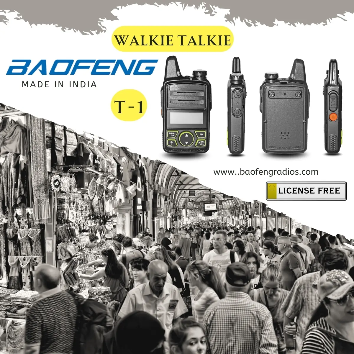 Baofeng T-1 (pack of 3)
