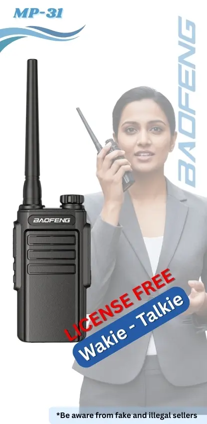 Baofeng MP31 PMR (pack of 3)