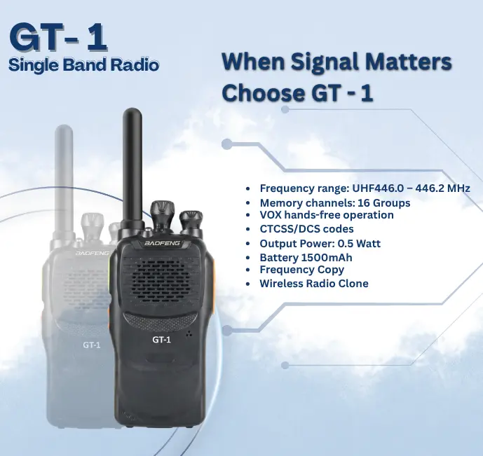Baofeng GT -1 (Pack of 2)