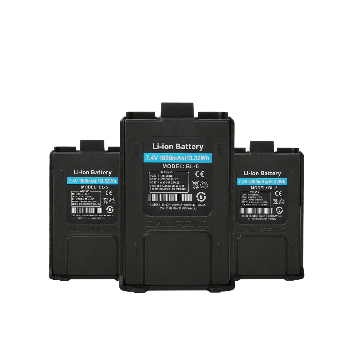 BAOFENG UV-5R Battery (Pack of 3)