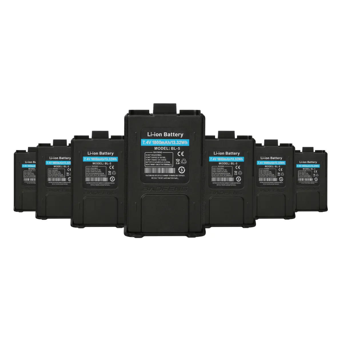 BAOFENG UV-5R Battery (Pack of 7)
