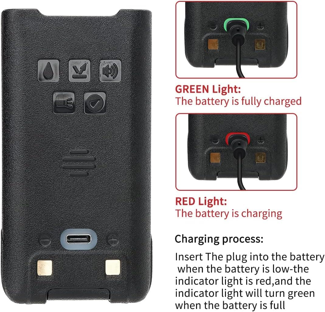 UV-9R ORIGINAL BATTERY (Pack of 1)