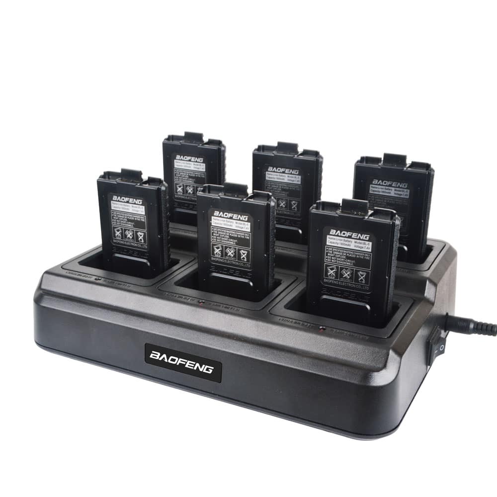BAOFENG UV-5R 6 WAY MULTI CHARGING STATION (Pack of 1)