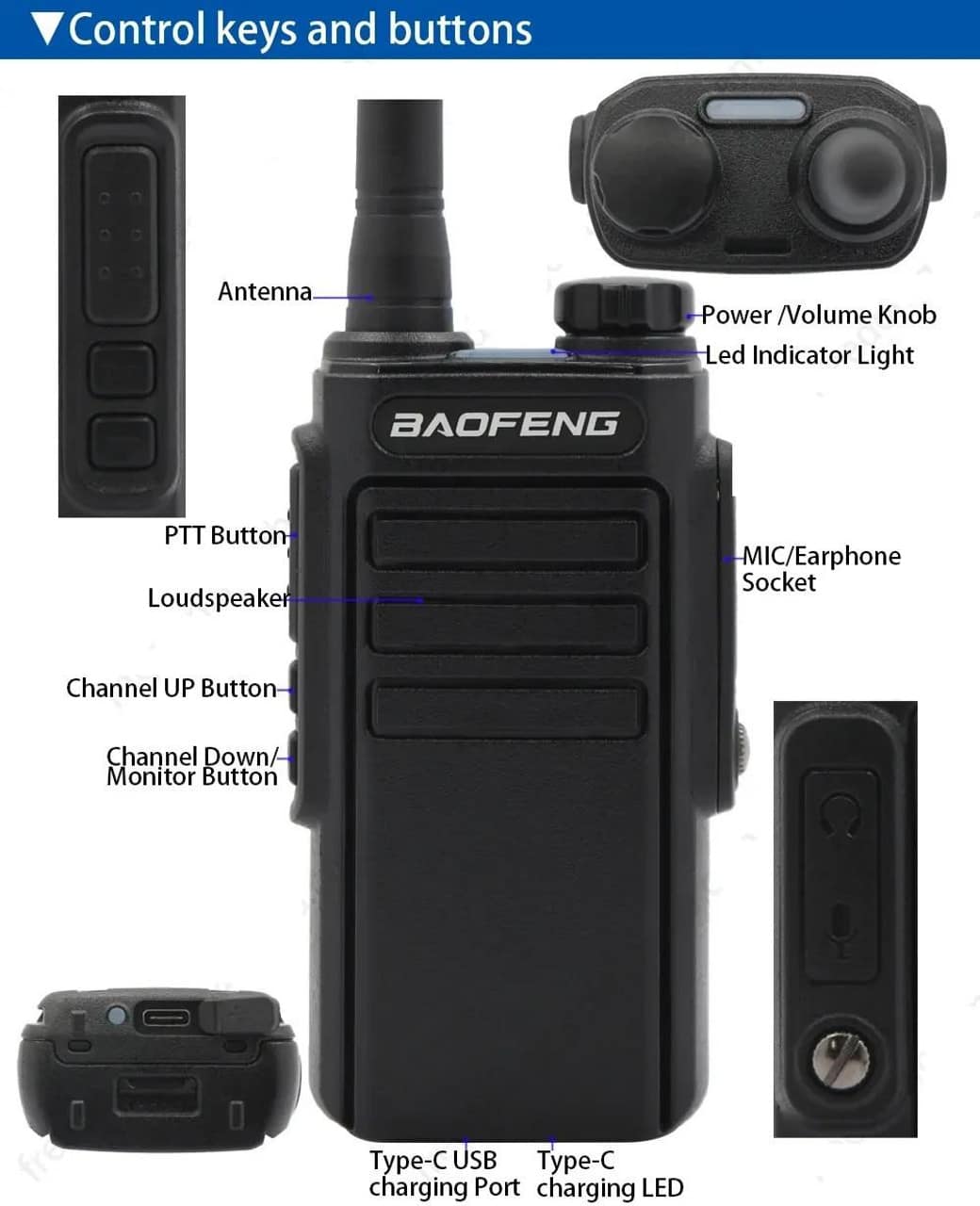 Baofeng MP31 PMR (pack of 2)