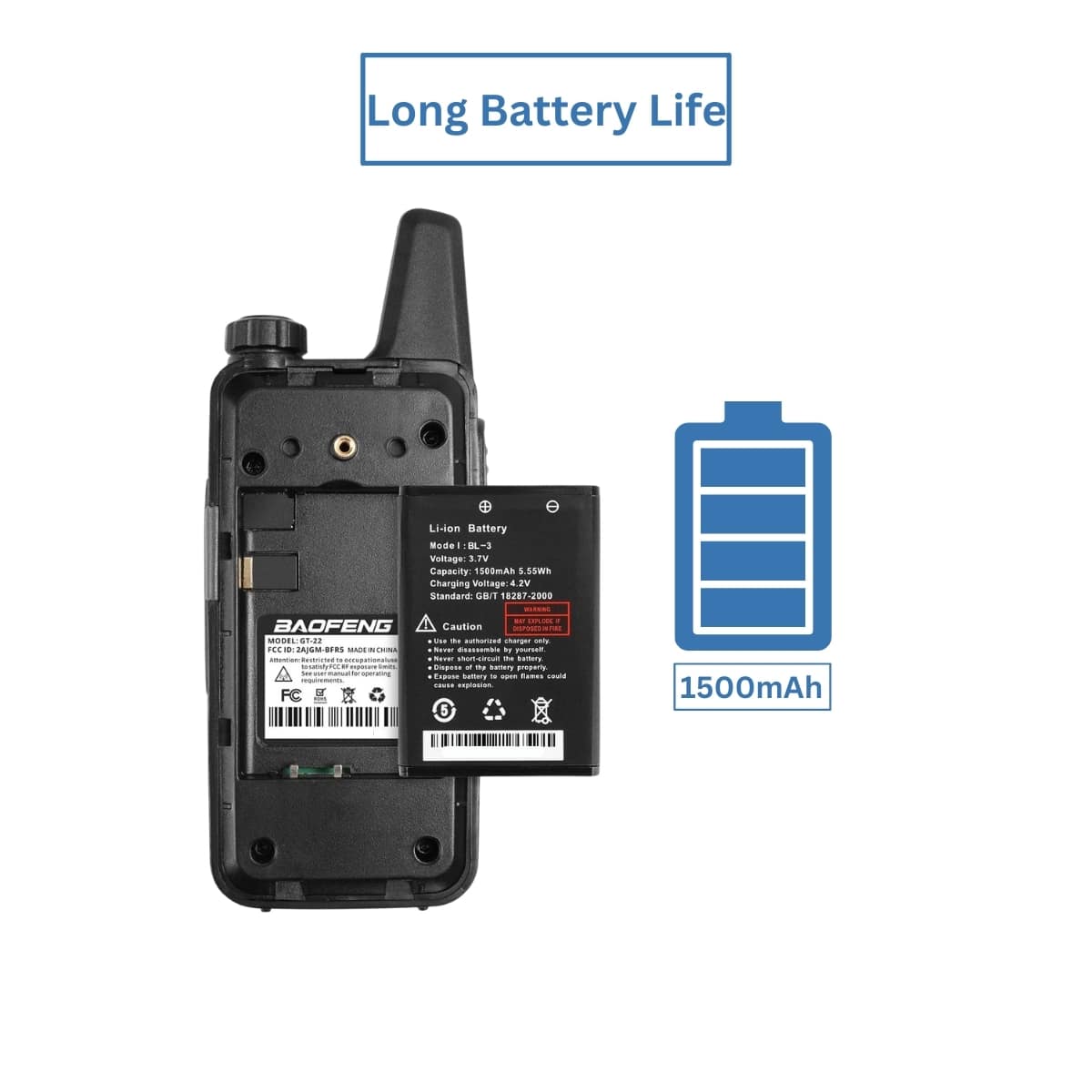 Baofeng GT-22 (Pack of 4)