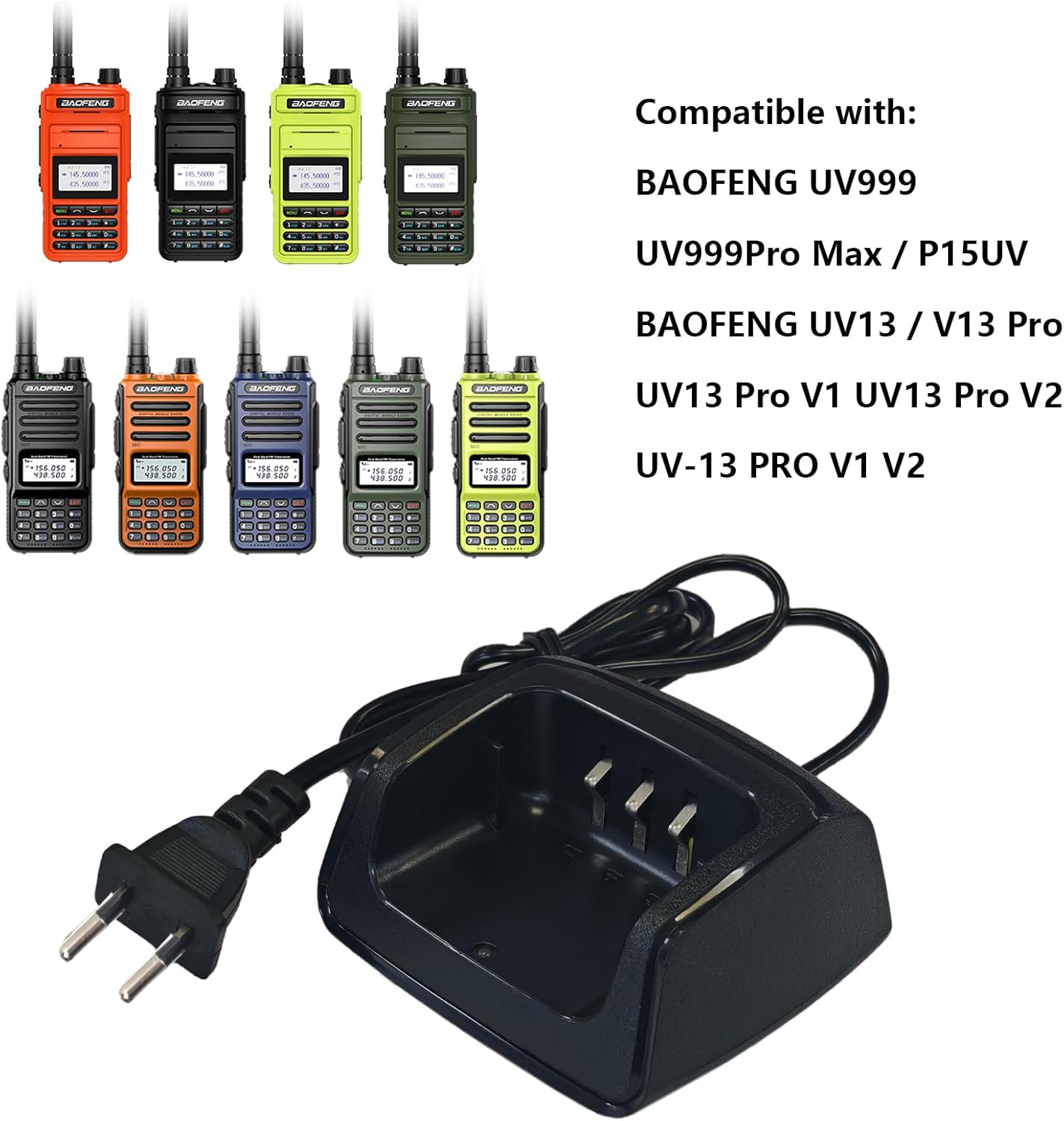 BAOFENG UV-13 Pro Walkie Talkie Desktop Charger Set Pack of 1