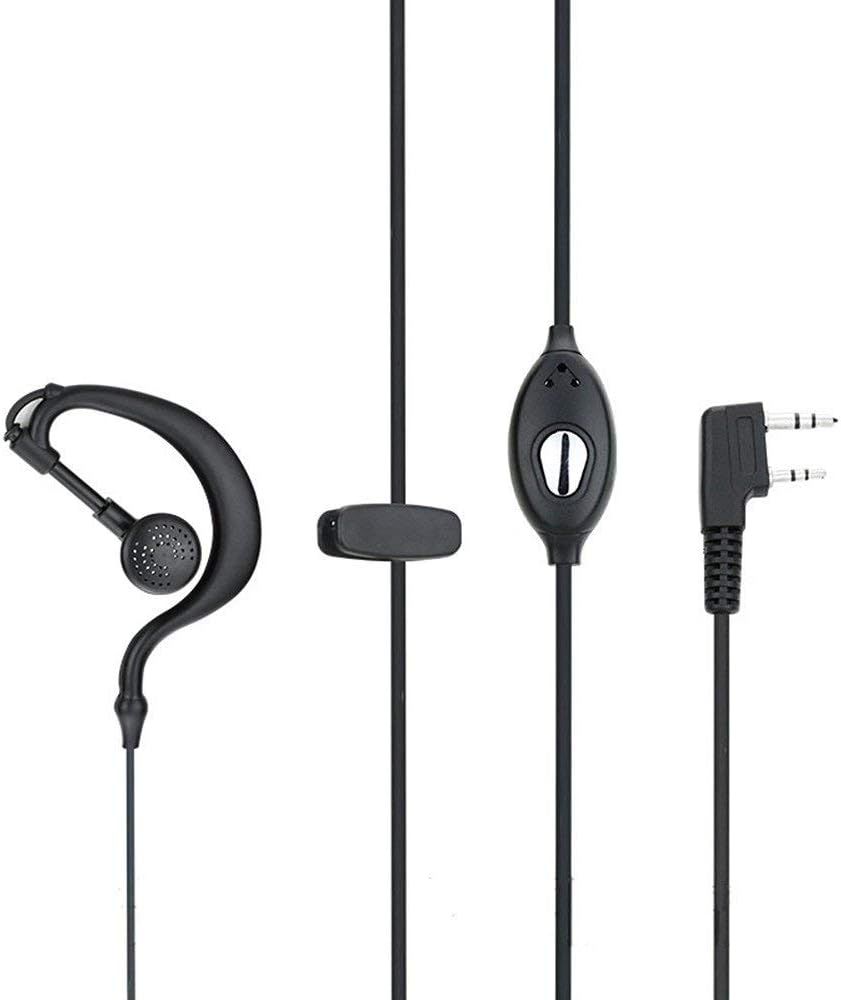 BAOFENG Walkie Talkie K Type Earphone for BF-888s, UV-5R, UV-10R, UV-13 Pro (Pack OF-20)