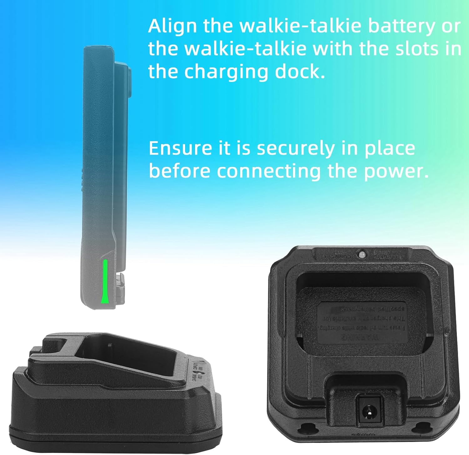 BAOFENG UV-9R Walkie Talkie Desktop Charger Set Pack of 2