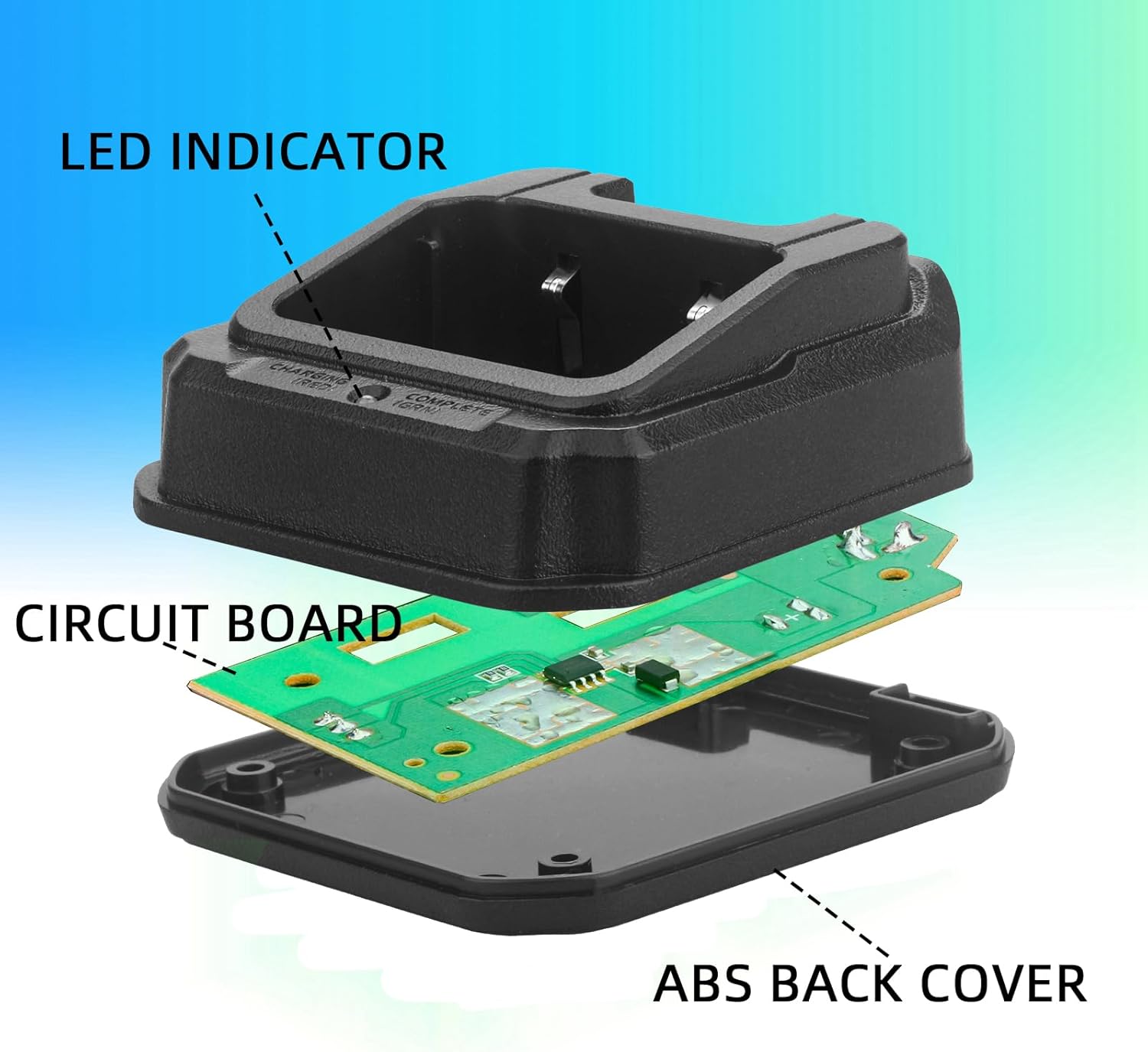 BAOFENG UV-9R Walkie Talkie Desktop Charger Set Pack of 2