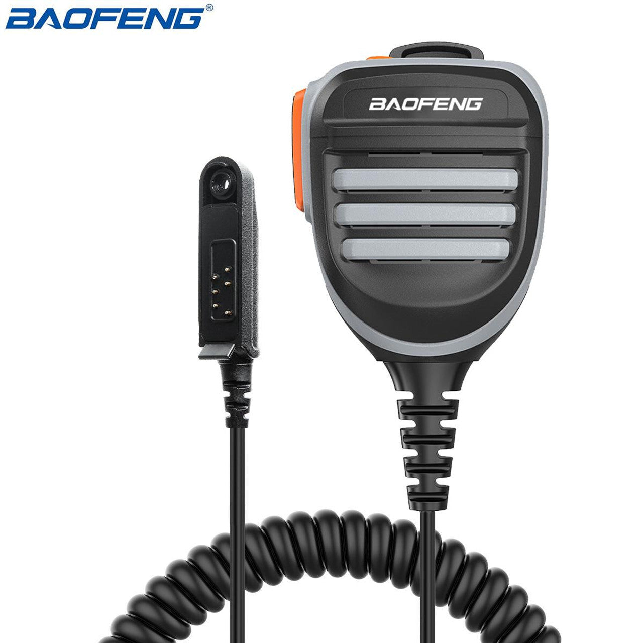 BaoFeng Walkie Talkie Microphone Handheld Waterproof PTT Mic Speaker for Baofeng UV-9R, BF-A58 ,BF-9700