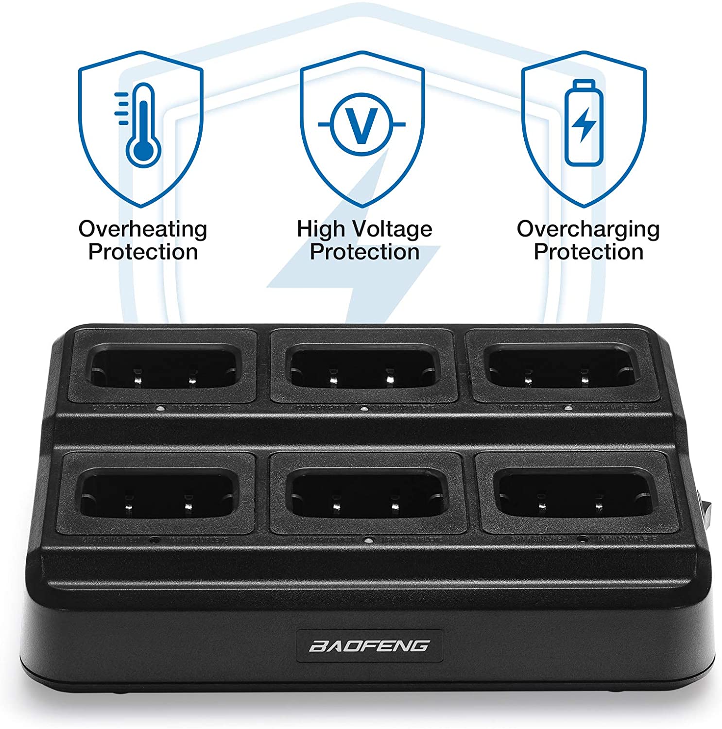 BAOFENG BF-888s Walkie Talkie 6 Way Charger Set Pack of 1