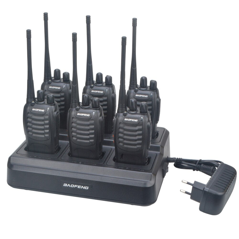 BAOFENG BF-888s Walkie Talkie 6 Way Charger Set Pack of 1