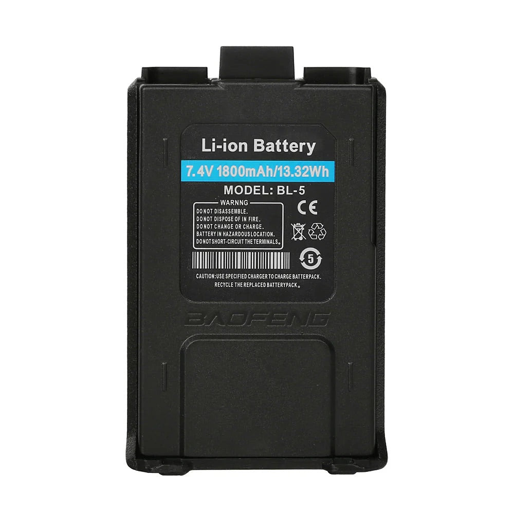 Baofeng Walkie Talkie UV-5R Battery ( Pack OF-2) 1800 MAH
