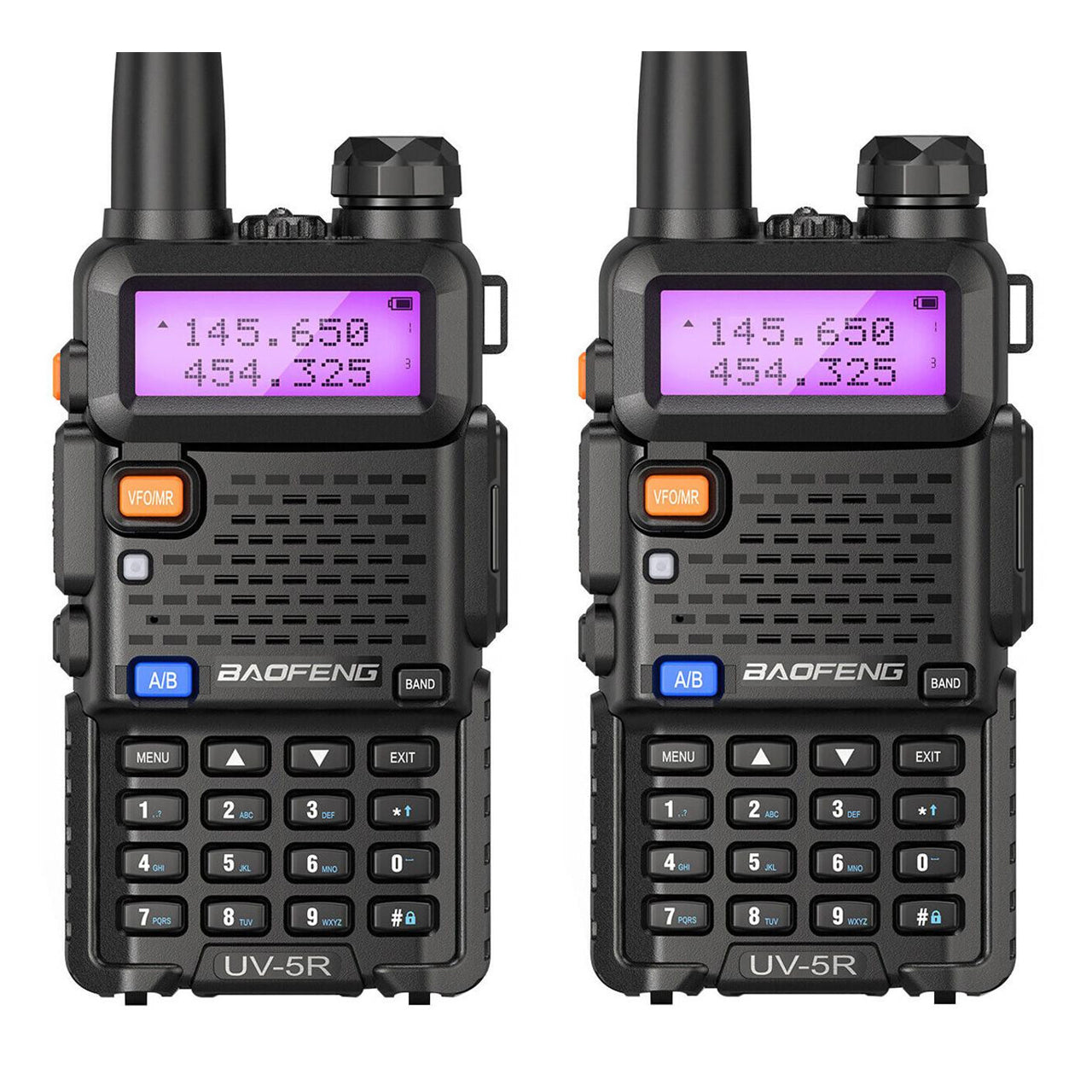 BAOFENG UV-5R Walkie Talkie Pack of 2 with Earphone