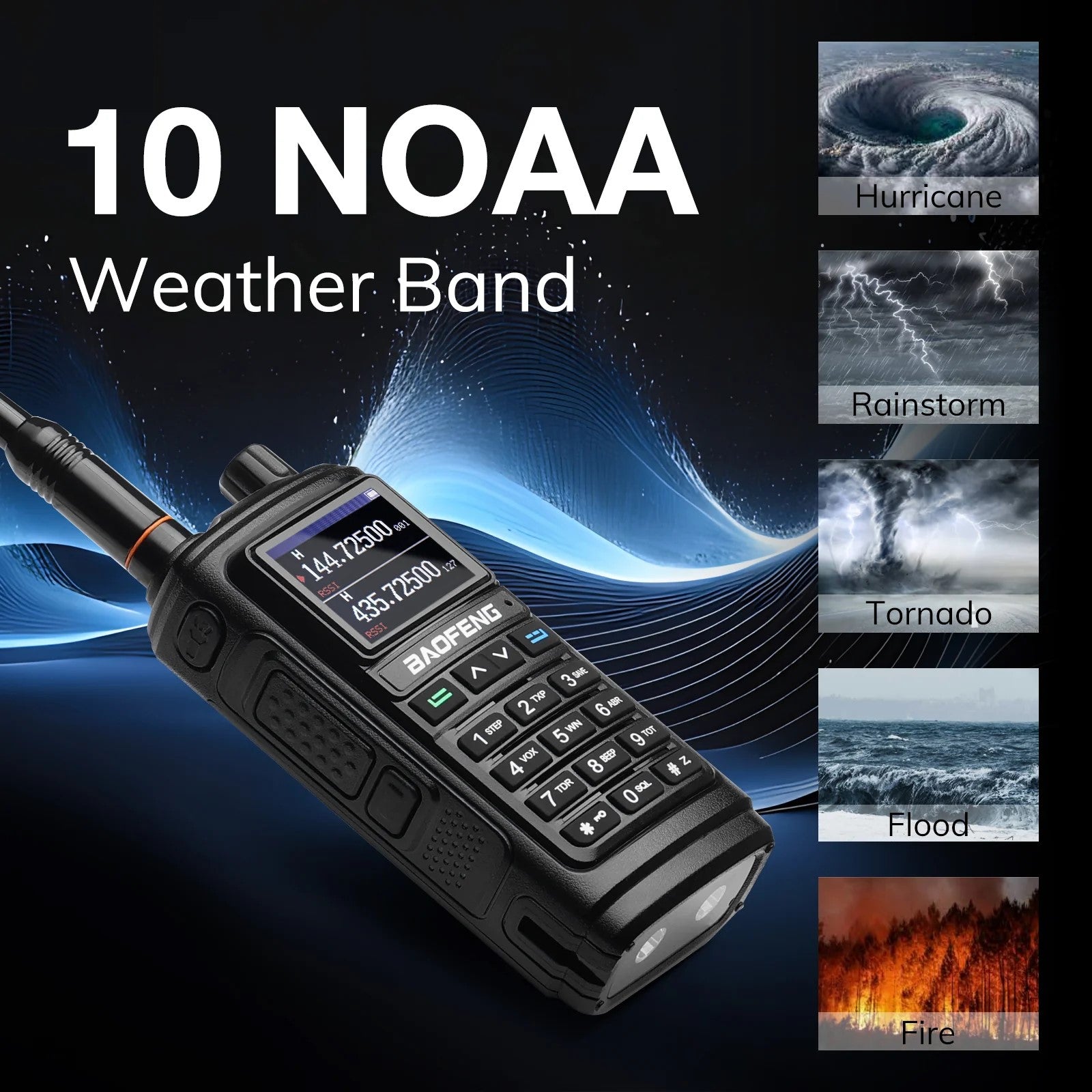BAOFENG UV-17R Plus Walkie Talkie Radio Multi-Band Two Way Radio (Pack OF-1)