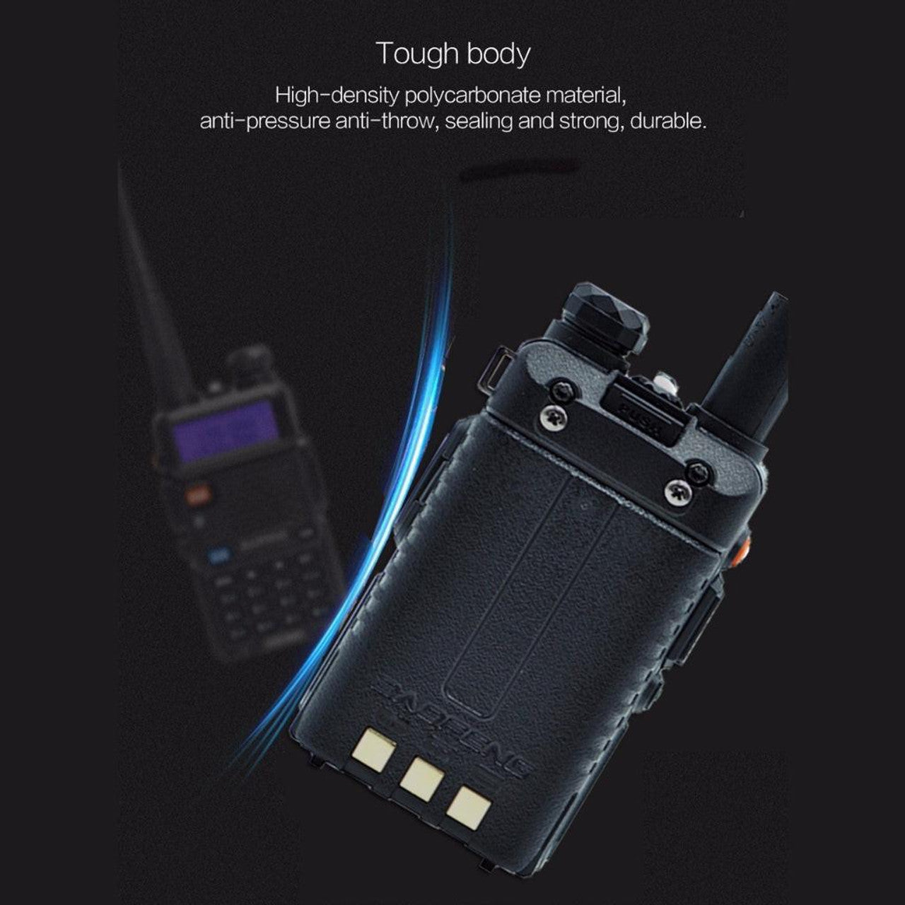 BAOFENG UV-5R Walkie Talkie Pack of 2 with Earphone