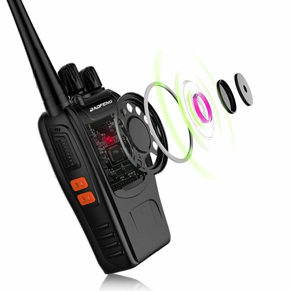BAOFENG Walkie Talkie BF-888s Pack of 12 with Earphone