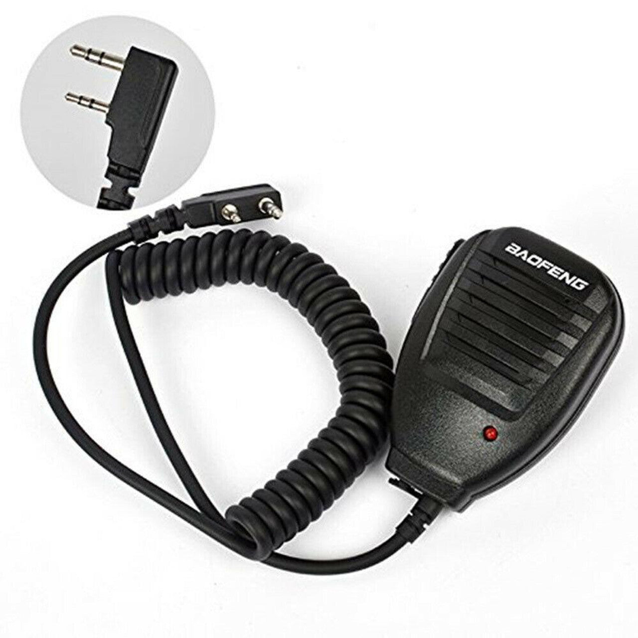 BAOFENG 2-pin connector Microphone for BF-888s, UV-5R, UV-10R, UV-13 Pro ETC.