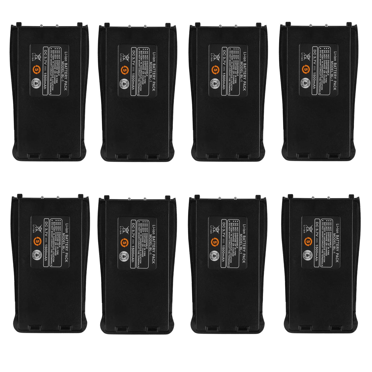 Baofeng Walkie Talkie BF-888S Battery ( Pack OF-8) 1500 MAH