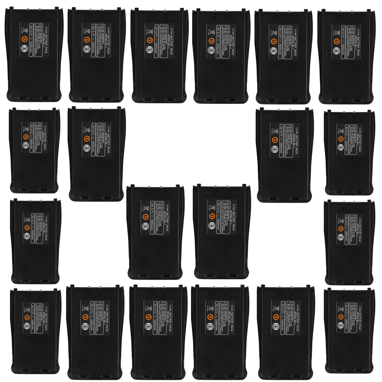 Baofeng Walkie Talkie BF-888S Battery ( Pack OF-20) 1500 MAH