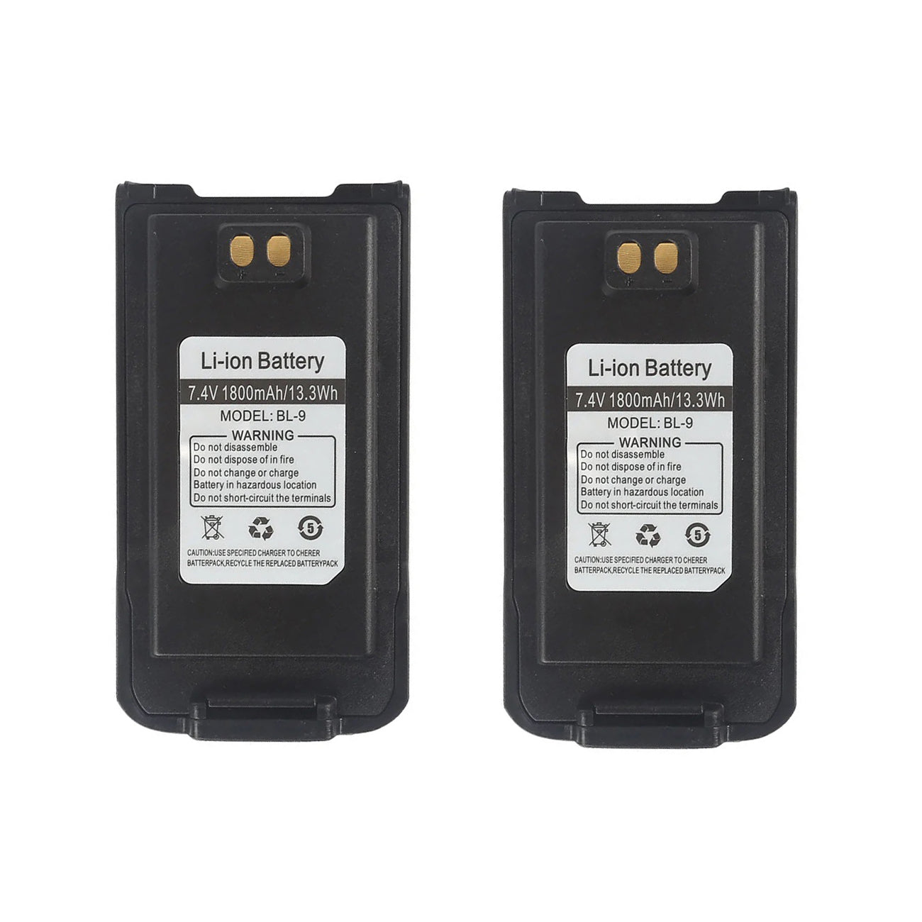 Baofeng Walkie Talkie UV-9R Battery ( Pack OF-2) 2500MAH