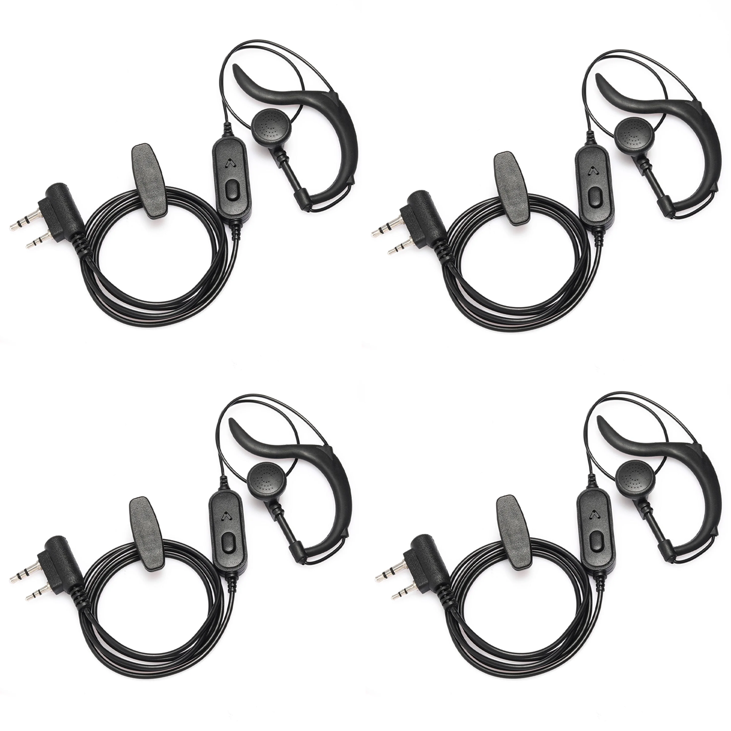 BAOFENG K Type Earphone for BF-888s, UV-5R, UV-10R, UV-13 Pro many more (Pack OF4)