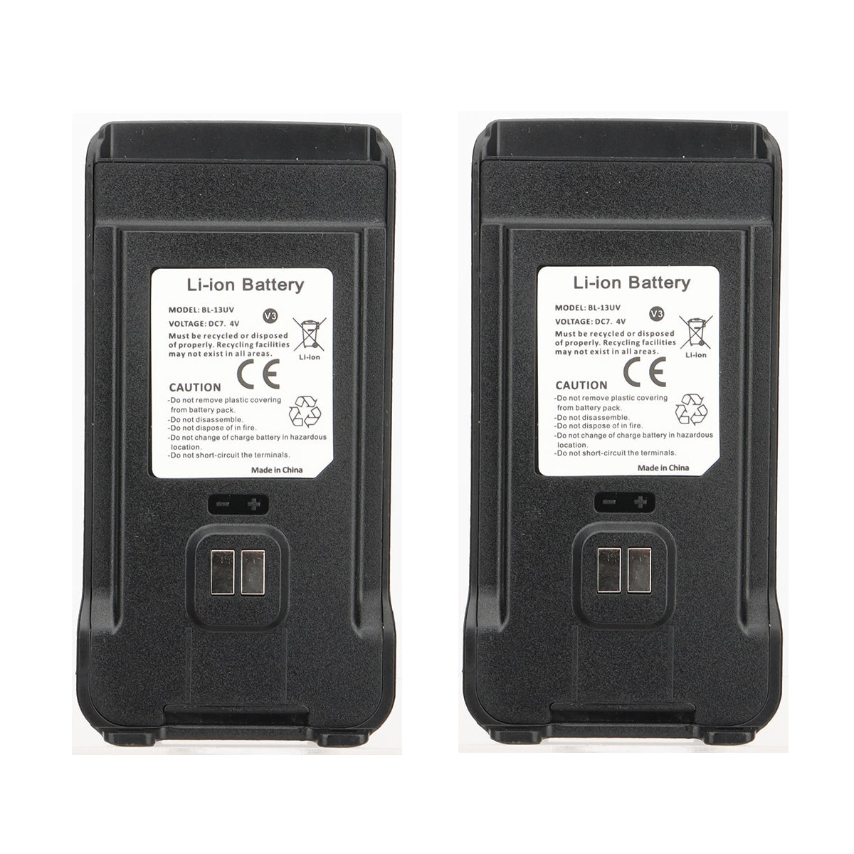 Baofeng Walkie Talkie UV-13 Pro Battery ( Pack OF-2) 1500MAH