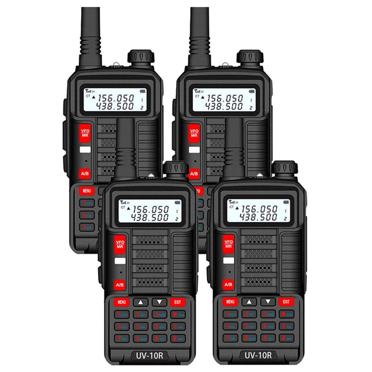 Baofeng Walkie Talkie UV-10R (Pack OF-4)