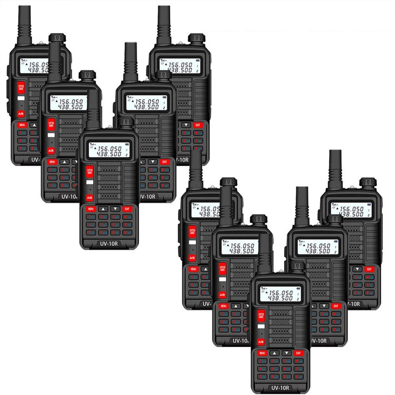 Baofeng Walkie Talkie UV-10R (Pack OF-10)
