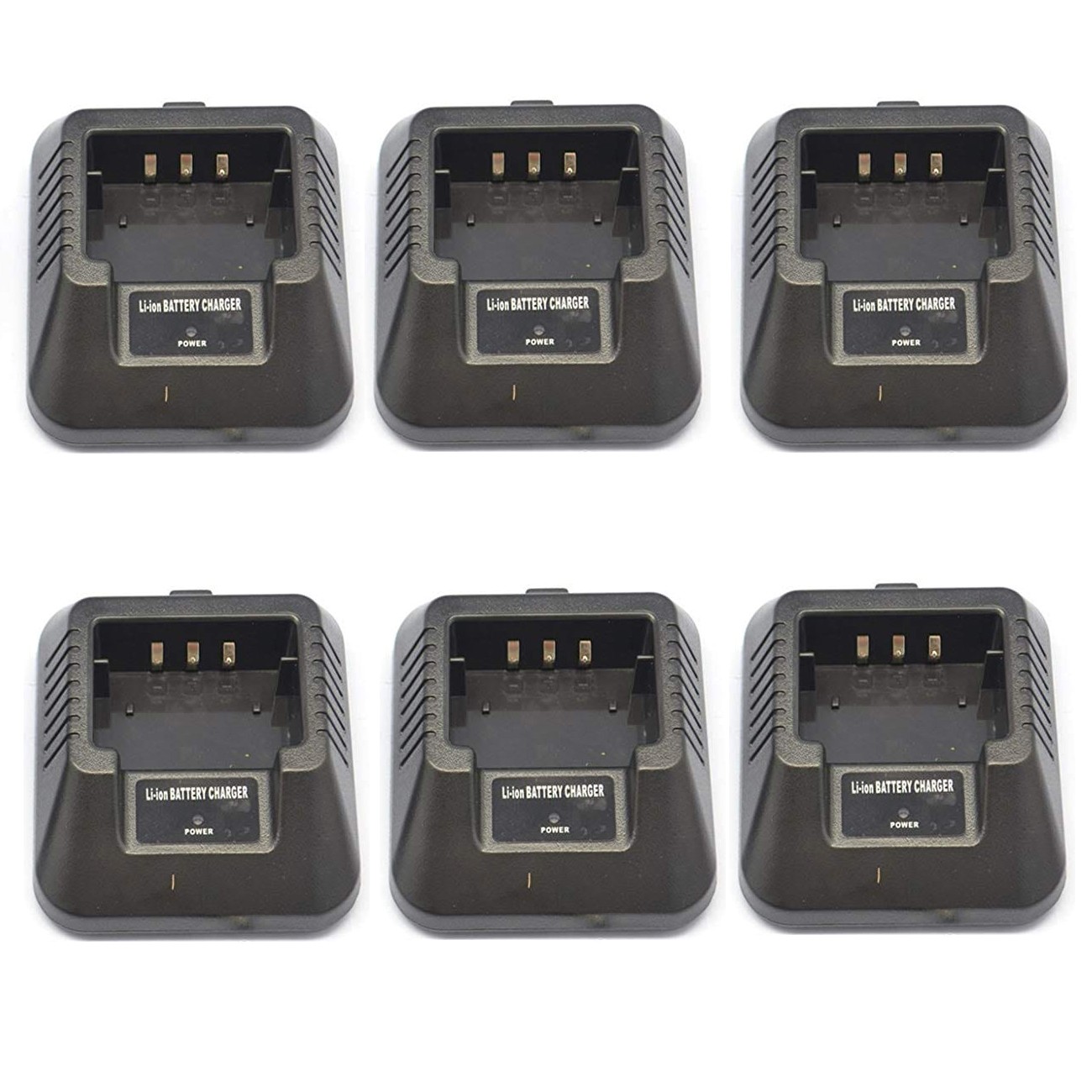 Baofeng UV-5R Walkie Talkie Charger Pack of 6