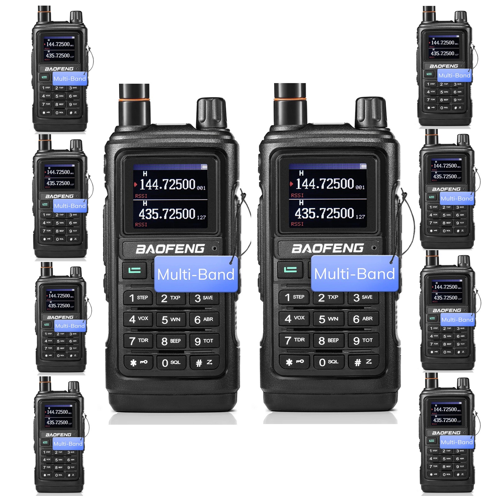 Baofeng Walkie Talkie UV-17R With Earphone ( Pack OF-10)